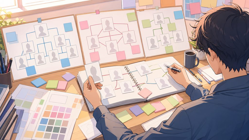 競合相関図記事との差別化ポイントのイメージ