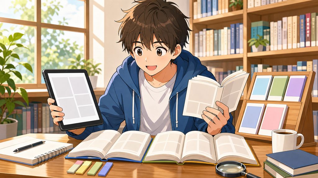 無料試し読みとストア比較のイメージ