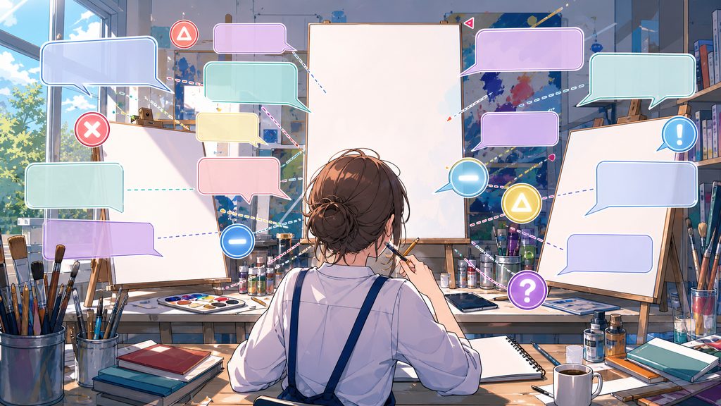 なんj・掲示板で『気持ち悪い』と言われる論点を分解のイメージ