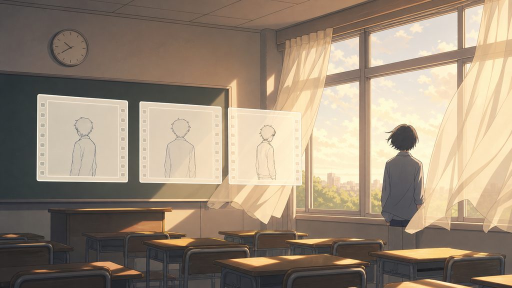 アニメ化で生じる「間延び」の違和感(媒体差)のイメージ